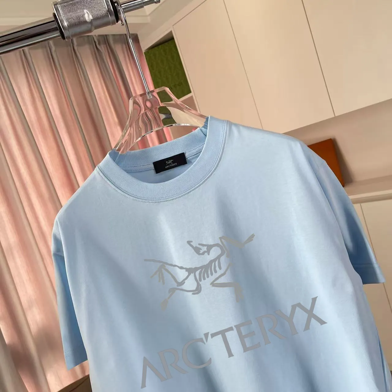 ARC'TERYX* 2025 New Arrival logo t g Same Style Size：S M L XL XXL ：Black White Blue Gray